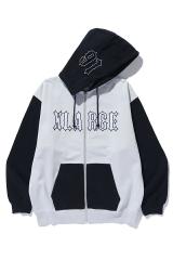 XLARGE �G�N�X�g�����[�W 101253012007 COLOR BLOCK ZIP HOODED SWEATSHIRT �W�b�v�p�[�J�[ BLACK ���K�ʔ� �����Y ���f�B�[�X