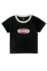 �Z�[��30%OFF X-girl �G�b�N�X�K�[�� 105252011012 GRADATION GLITTER OVAL LOGO S/S BABY TEE �x�r�[T�V���c BLACK ���K�ʔ� ���f�B�[�X