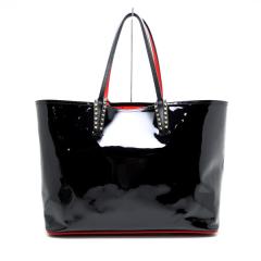 �y��{���X/���Z�g�zChristian Louboutin/�N���X�`���� ���u�^���@�J�o�^�@CABATA�@�g�[�g�o�b�O�@�u���b�N�@�G�i�����@1185010�y���Áz