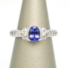 �y��{���X/���Z�g�zPt900�@�^���U�i�C�g���_�C�� �����O�@�^���U�i�C�g0.85ct/�_�C��0.48ct�@13���y���Áz