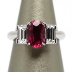 �y��{���X/���Z�g�zPt900�@���r�[&�_�C�������h �����O�@���r�[1.72ct/�_�C��1.17ct�@��9.5���y���Áz