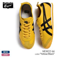 Onitsuka Tiger �I�j�c�J�^�C�K�[ ���L�V�R �X�j�[�J�[ MEXICO 66 Yellow/Black ( ���F �C�G���[ �����Y ���f�B�[�X �E�B�����Y 1183C102
