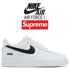 �i�C�L �~ �V���v���[�� �G�A�t�H�[�X 1 ���[ �z���C�g �u���b�N NIKE AIR FORCE 1 LOW / SUPREME wht/blk-wht cu9225-102