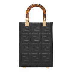 �t�F���f�B �o�b�O ���f�B�[�X FENDI �T���V���C�� �V���b�p�[ �~�j 8BS051 AMCI F0KUR �u���b�N �~�j�o�b�O �V�����_�[�o�b�O