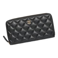 �V���l�� ���z ���f�B�[�X CHANEL �N���V�b�N AP0242 Y01295 C3906 �u���b�N �S�[���h����