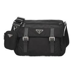 �v���_ �o�b�O ���f�B�[�X PRADA ���i�C���� �V�����_�[�o�b�O 1BD953 RV44 F0002 NERO �u���b�N �΂ߊ|��