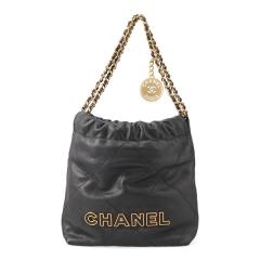 �V���l�� �o�b�O ���f�B�[�X CHANEL �V���l��22 �~�j�n���h�o�b�O AS3980 B18305 94305 �u���b�N �S�[���h���� �V���l���o�b�O �n���h�o