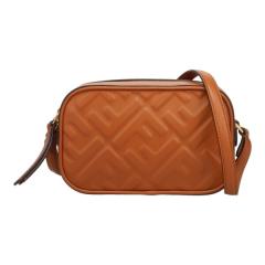 �t�F���f�B �o�b�O ���f�B�[�X FENDI �J�����P�[�X 8BS077 ANWT F1C6J �u���E�� �V�����_�[�o�b�O �|�V�F�b�g �΂ߊ|��