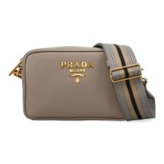 �v���_ �o�b�O ���f�B�[�X PRADA ���B�b�e���t�F�j�b�N�X 1BH096 ARGILLA �O���[ �V�����_�[�o�b�O