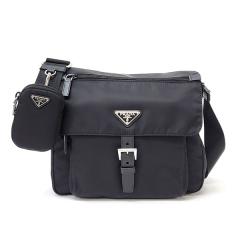 �v���_ �o�b�O ���f�B�[�X PRADA ���i�C���� �V�����_�[�o�b�O 1BD994 RV44 F0002 �u���b�N �΂ߊ|��