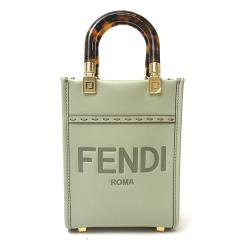 �t�F���f�B �o�b�O ���f�B�[�X FENDI �T���V���C�� �V���b�p�[ �~�j 8BS051 ABVL F1K3B �O���[�� �~�j�o�b�O �V�����_�[�o�b�O