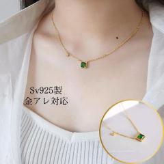 S925�l�b�N���X �� �G�������h �����A�����M�[�Ή� �����ςȂ� �j�b�P���t���[ K18 ��l���� ��l���q �a���� �M�t�g �E��A�N�Z�T��