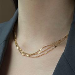 CICI 18kgp �X�e�����X�� 3�A �{�����[�� �V���b�g�l�b�N���X �����A�����M�[�Ή� �����ςȂ� K18 ��l���� ��l���q ���f�B�[�X�l�C