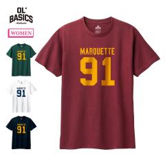 Ol Basics�i�I�[���E�x�[�V�b�N�X�j ����T�V���c MARQUETTE ���S �i���o�����O �v�����g 5.6�I���X �g�b�v�X �J�b�g�\�[ ���f�B�[�X