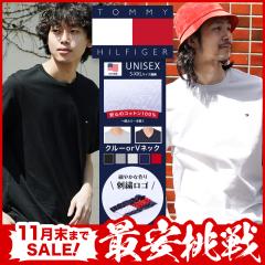 TOMMY HILFIGER �g�~�[ �q���t�B�K�[ T�V���c ���� �����Y �ێ� ���������� ���킢�� �� �u���b�N �� �� �R�b�g��100% �j�����p  V�l�b�N