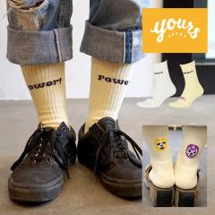 yours SOCKS ���A�[�Y�\�b�N�X �C�� �����Y �O�b�Y  ������� ���������� ���{�� �� �ȍ� �R�b�g���X�g���b�` ���`�� �v�����X �u�����h 