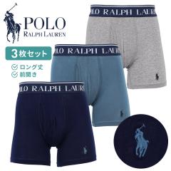 3���Z�b�g �|�� �����t���[���� �����O POLO RALPH LAUREN �����Y �A���_�[�E�F�A �O�J��  ���������� ������� �ȍ� �R�b�g���X�g���b�`