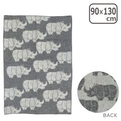 KLIPPAN �N���b�p�� �E�[���u�����P�b�g 90x130 Rhino Grey �n�[�t�u�����P�b�g ���T���[�\�� �Ђ����� �T�C ������ �k�� eco lambs wool