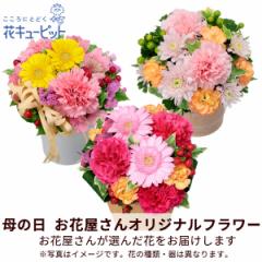 【母の日花屋さんおすすめギフト】  2025年 まだ間に合う プレゼント 花 女性 お母さん ママ 誕生日 60代70代 花キューピットの【お花屋