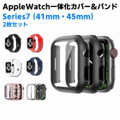 Apple Watch7 series7 AbvEHb` P[X KXtB ̌^ 41mm/45mmTCYI tSʕیJo[AbvEHb`Jo[ 
