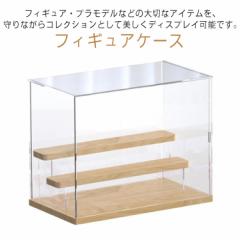 ショーケース 収納ケース 階段型 フィギュアケース コレクションケース ステージ付き フィギュアケース アクリルケース 横長 アクリル 棚