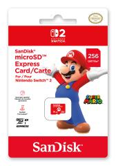 �ySwitch2�zSanDisk microSD Express Card 256GB for Nintendo Switch 2 �ԕi���B