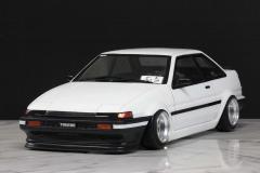 AE86ラジコンボディー(メーカー不明) Amazon | Toyota AE86 カローラレビン 2ドア クリアボディセット