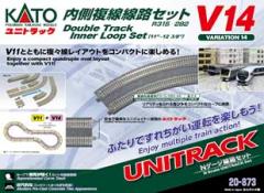 カトー (N) 20-870 ユニトラック V11 複線線路セット(カント付きカーブ