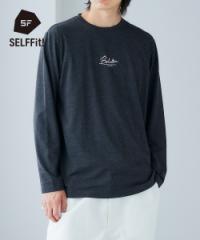Tシャツ カットソー メンズ 長袖 プリント ワンポイント柄 3L以上お腹ゆったり  ビッグ ラージ トップス 3L～10L ニッセン nissen