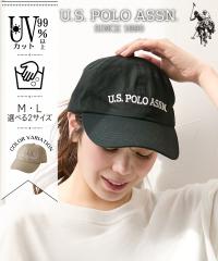 ���f�B�[�X U.S. POLO ASSN. ���[�G�X�|���A�b�X�� �Β��ߐ􂦂�UV�V���v�� �L���b�v �I�ׂ�2�T�C�Y �t �� �H �~ | M/L | �j�b�Z�� nis