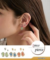 ���f�B�[�X 2�_�Z�b�g �|���� �J���[ �s�A�X�{�������^ �召 �s�A�X �|�X�g �L���b�`���X�e�����X �t �� �H �~ ���킢�� ������� �A�N�Z