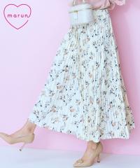 �����O�X�J�[�g ���f�B�[�X �ԕ� �v���[�c �X�J�[�g marun �}�L�V�X�J�[�g ���� �����X�J | L/LL/3L/4L/5L | �j�b�Z�� nissen