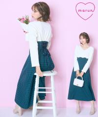 �����s�[�X �����O �}�L�V ���f�B�[�X �h�b�L���O�`�F�b�N marun �H �~ �Ђ��� | L/LL/3L/4L/5L | �j�b�Z�� nissen