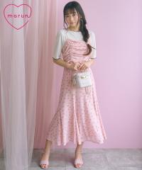 �����s�[�X �����O �}�L�V ���f�B�[�X �t�����[ �v�����g �h���X�g�L���~ marun �Ђ��� | L/LL/3L/4L/5L | �j�b�Z�� nissen