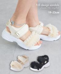 �L�b�Y �`���[���t�����t �X�|�[�c �T���_�� ���̎q �� �C �V���[�Y | 19/20/21/22/23cm | �j�b�Z�� nissen