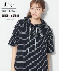 �����O�X�J�[�g �g�[���T�C�Y ���f�B�[�X KANGOL SPORT ���g�� �h���C �p�C�� �o�b�N ���S�t�[�h�t �����s�[�X UV�J�b�g �� | M/L | �j�b