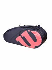 EB\ PbgX|[c obO P[X TEAMJ RACKET BAG NAVY/PINK WR8021603001 NAVY/PINK 