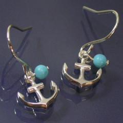 �^�[�R�C�Y�Ə����ȃC�J���V���o�[�t�b�N�s�A�X (2P����)�V���o�[925 ���f�B�[�X �s�A�X ����