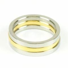 �y���[���֑Ή��z�V���v�� 3�A �f�U�C�� �����O�y�X�^�C���b�V���X�e�����X�����O�z11��,14��,16��,19�� RING-00023 ��