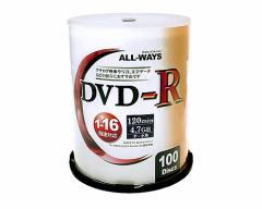 ALLWAYS ALDR47-16X100PW DVD-R 4.7GB 16{ Chv^u p CMC