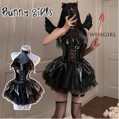 コスプレ 仮装大人用ゴシックブラックミニー(Gothic Costume - Adult