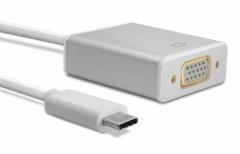 USB C-VGA ~j D-Sub 15s ϊA_v^ USB3.1 Type C to VGA IX\X for MacBook C^CvPC(Vo[AS[h)2FI