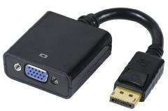 @DisplayPort to VGA ϊA_v^@IX|X@20cm DP-VGA ~j@D-Sub 15sLenovo/HPΉ