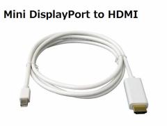 Apple/Surface Prop Mini Displayport/Thunderbolt to HDMI ϊP[u 1.8m Mini DP-HDMI 1080P Ή ~jfBXvC|[g