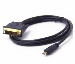 @Micro HDMI to DVI-D (24+1)s 1080P ϊP[u IX[IX HDMI Type D 1.8m j^[AvWFN^[fo͗p