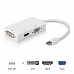 Mini DisplayPort/Thunderbolt to DVI(24+1)s/VGA ~j D-Sub 15s/HDMI 1080P ϊA_v^ For Mac/Surface/Thinkpad Carbon X1