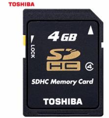SDHCJ[h 4GB Class4 TOSHIBA SD[J[h SD-L004G4 Ki ʐ^EmL^
