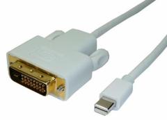 Apple/Surface Prop Mini DisplayPort/Thunderbolt/DisplayPort to DVI-D 25s ϊP[u 1.8m Mini DP-DVI-D(24+1)s 1080P