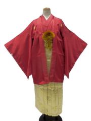 袴（ハカマ はかま）男物羽織袴レンタル（れんたる）14点フルセット