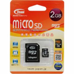 Team MicroSDJ[h 2GB SDϊA_v^t TG002G0MC1XA `[Wp MicroSDJ[h 2GB gѓdbp}CNsd